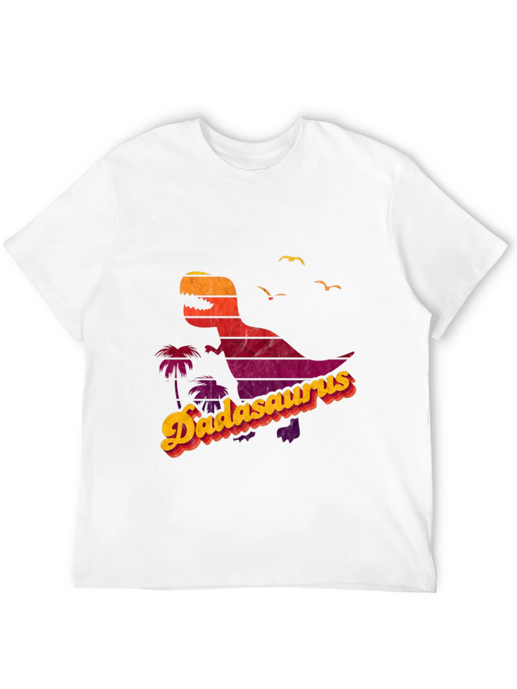 Dadasaurus T-Shirt - Retro Dad Dinosaur Tee