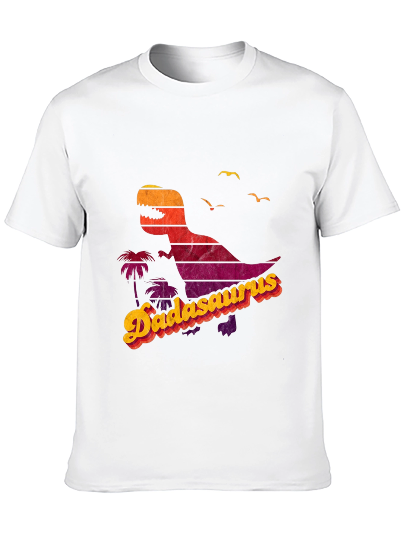Dadasaurus T-Shirt - Retro Dad Dinosaur Tee