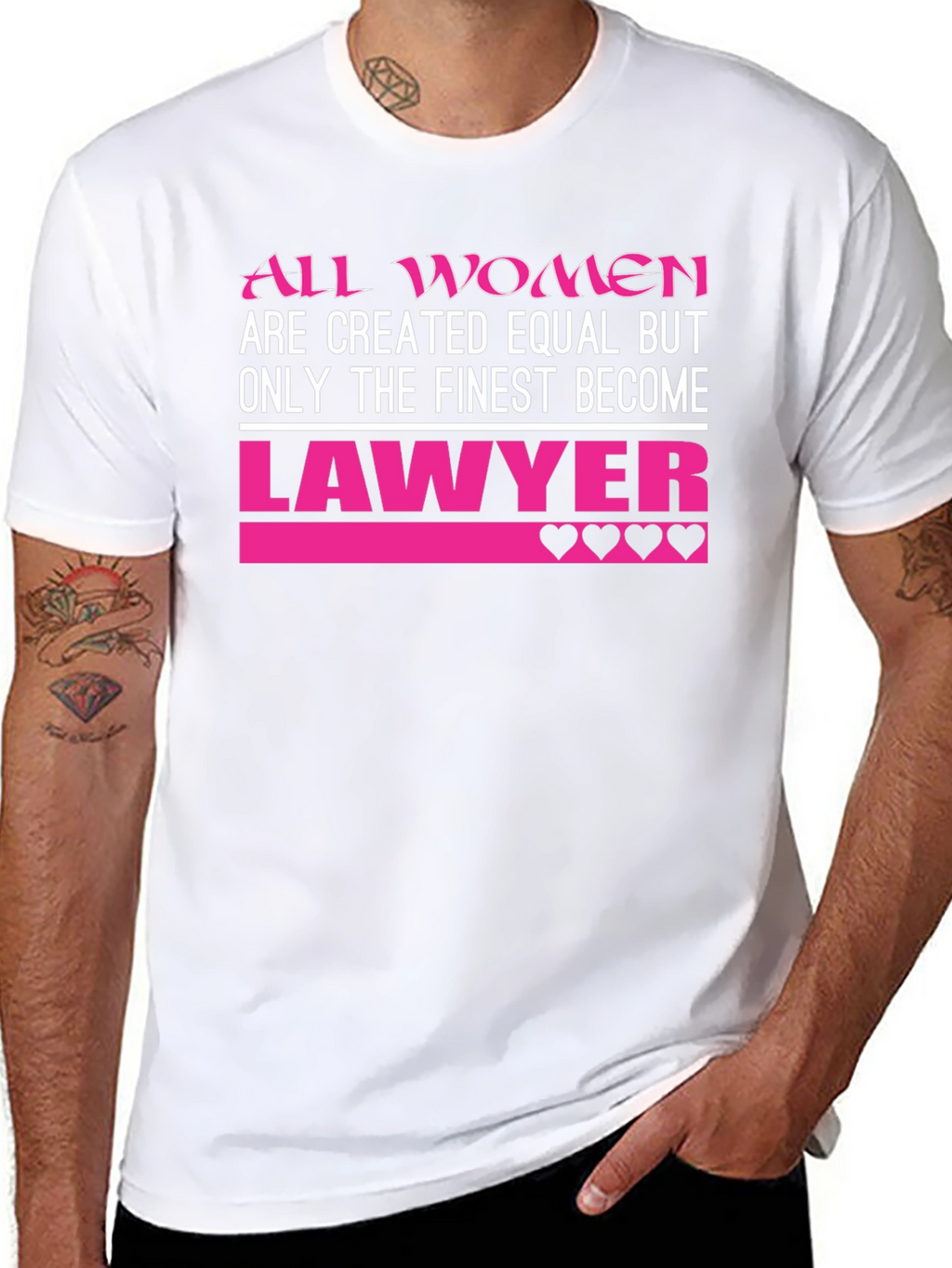 All Women Lawyer T-Shirt - Empowered Attorney Gift