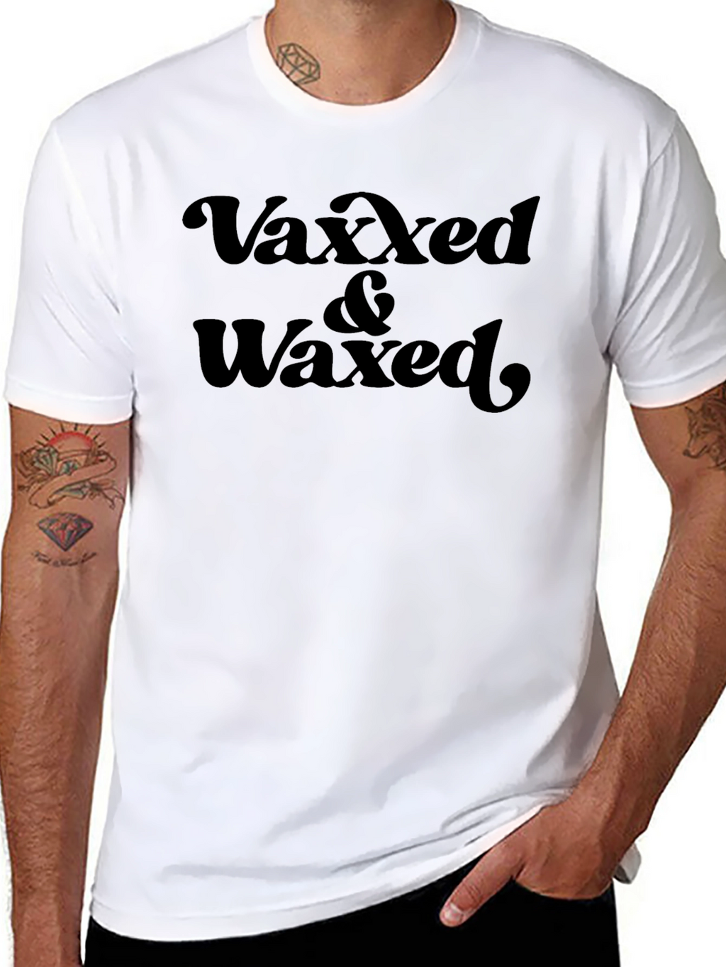 Vaxxed and Waxed Graphic Tee