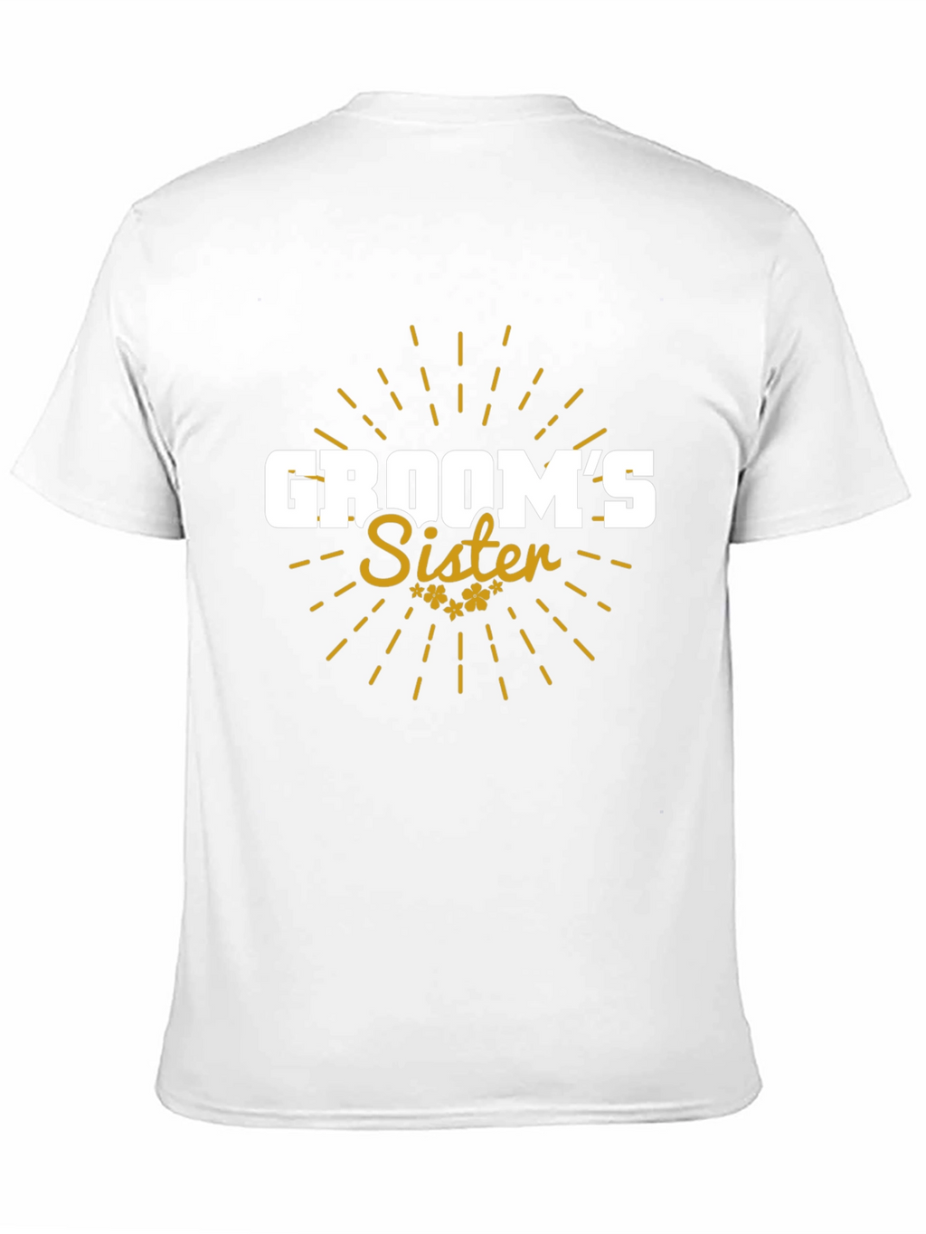 Grooms Sister Graphic T-Shirt - Wedding Party