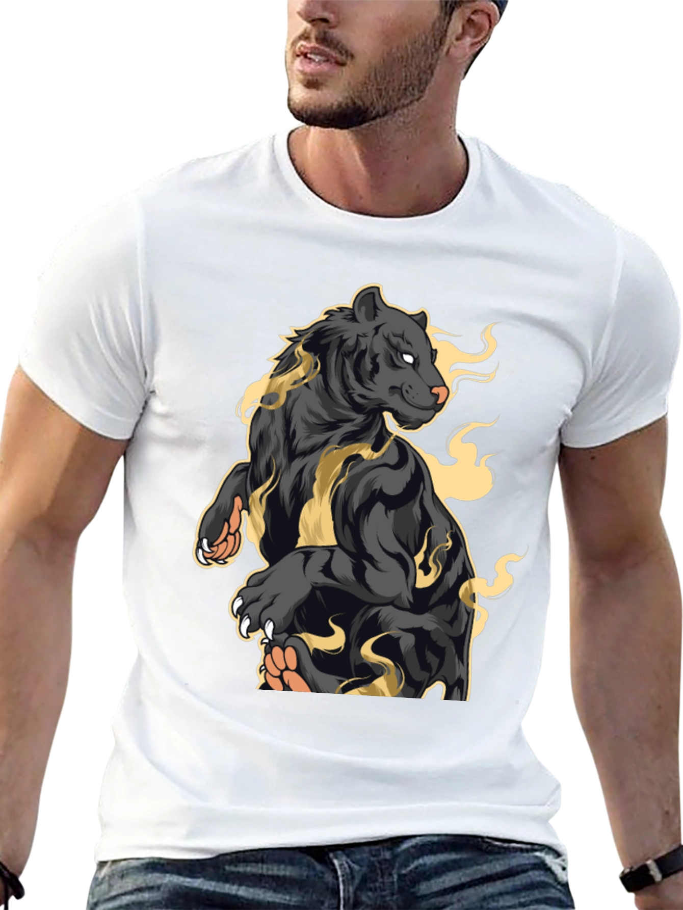 Black Panther Graphic Print T-Shirt