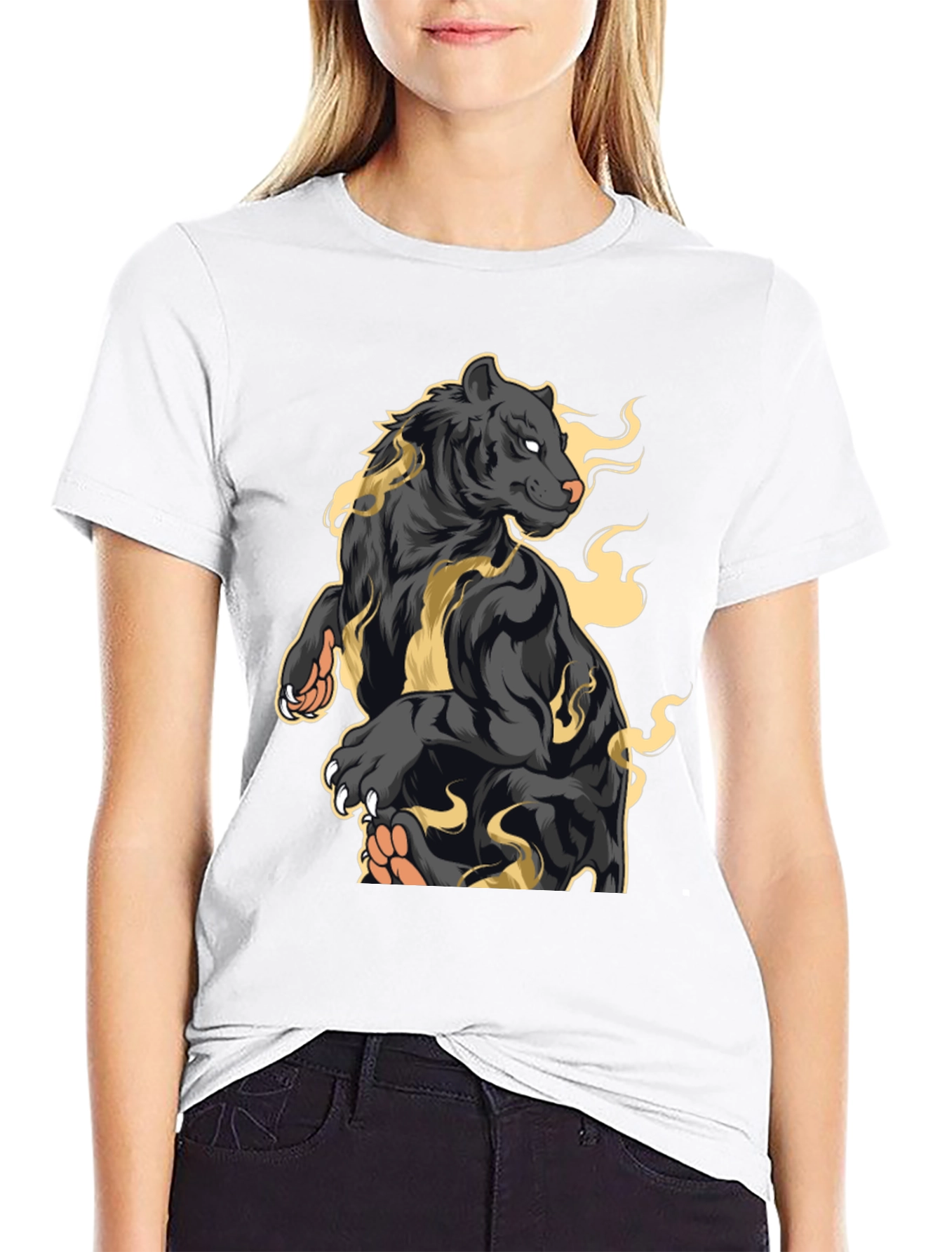 Black Panther Graphic Print T-Shirt