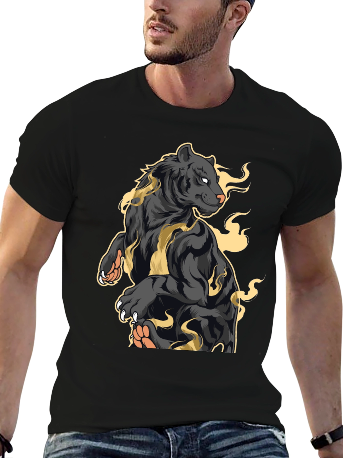 Black Panther Graphic Print T-Shirt