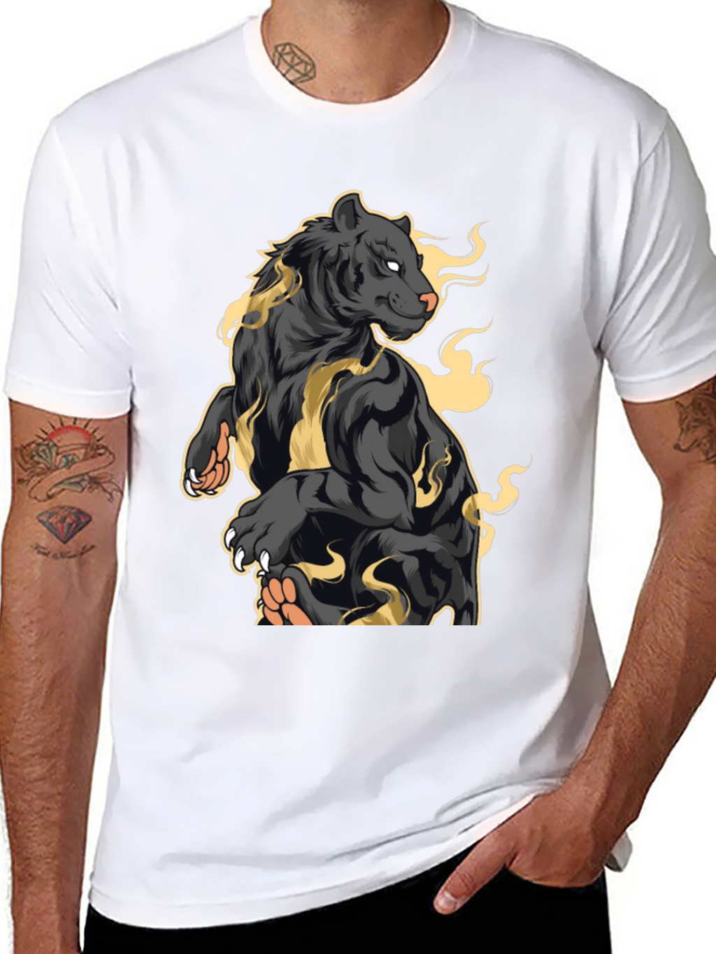 Black Panther Graphic Print T-Shirt