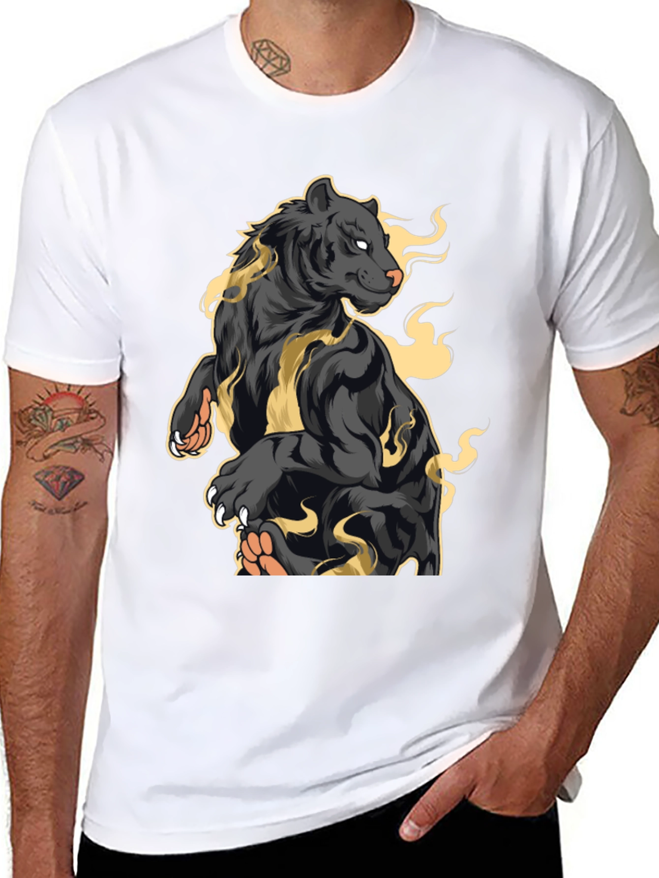 Black Panther Graphic Print T-Shirt