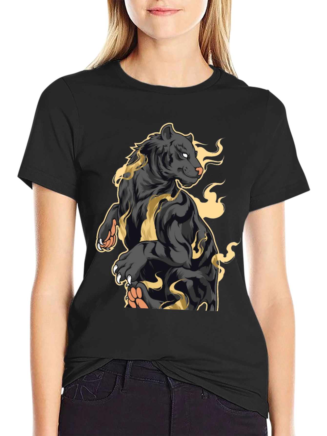 Black Panther Graphic Print T-Shirt