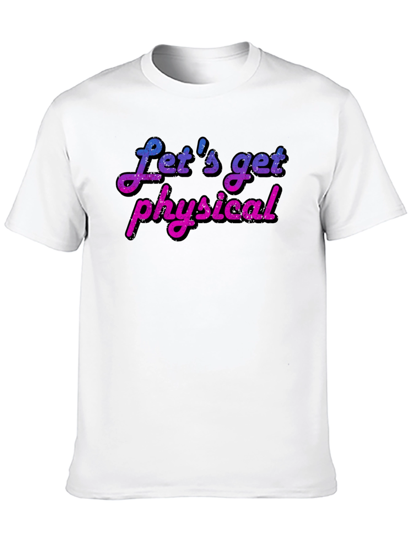 Lets Get Physical T-Shirt - Retro Fitness Tee