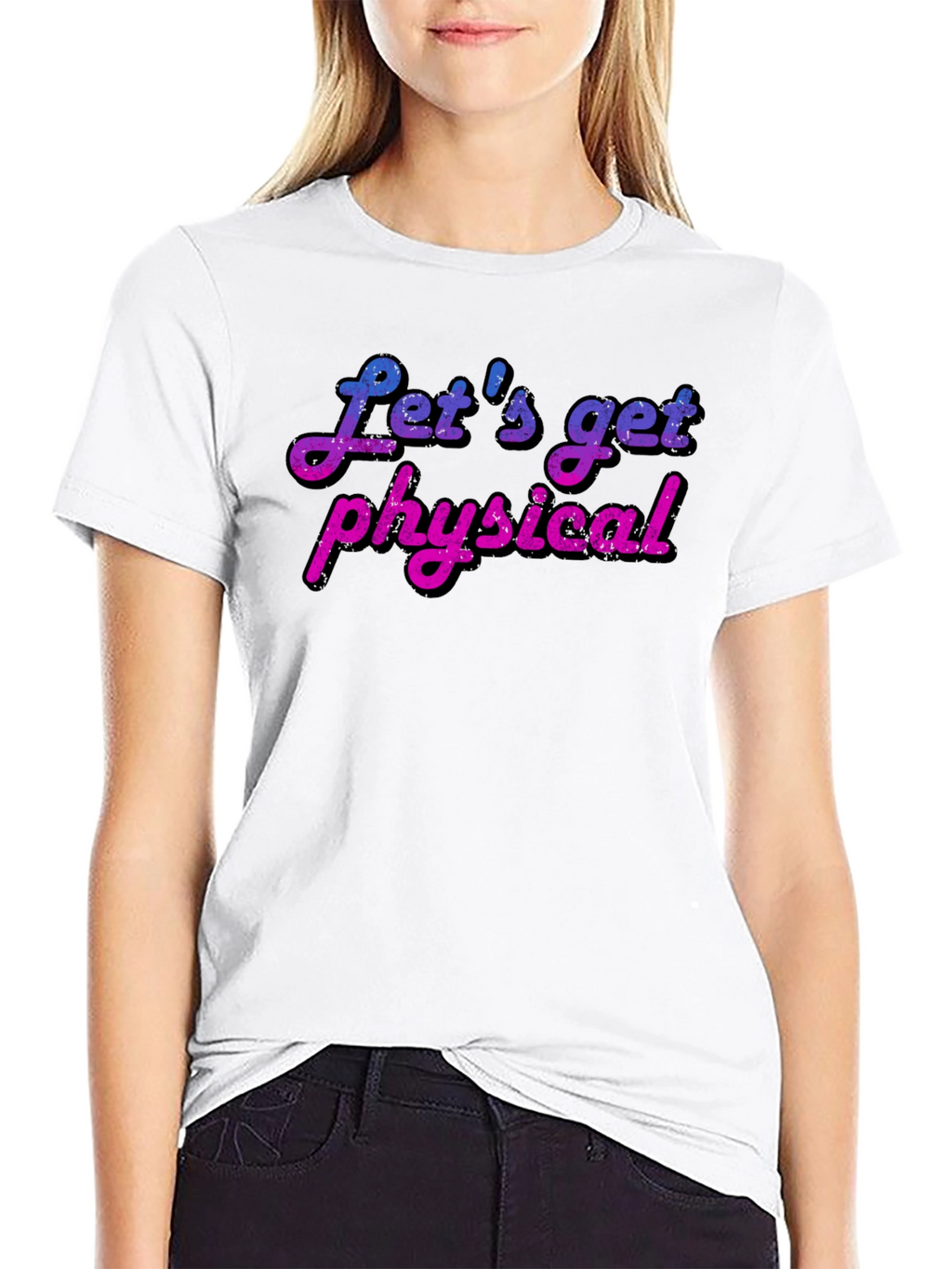 Lets Get Physical T-Shirt - Retro Fitness Tee