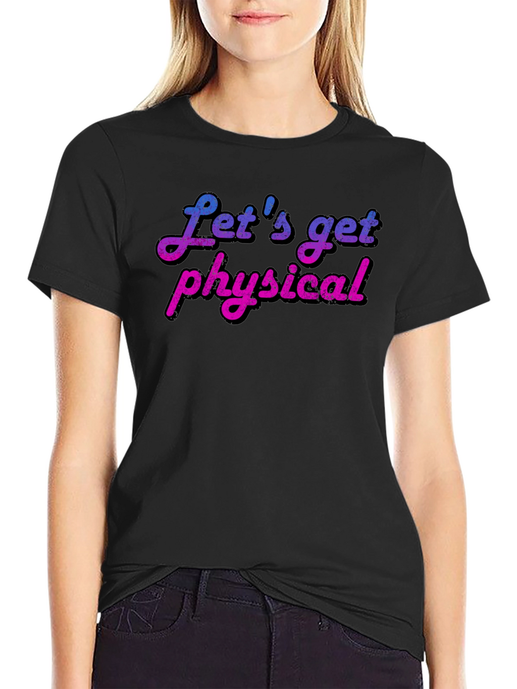 Lets Get Physical T-Shirt - Retro Fitness Tee