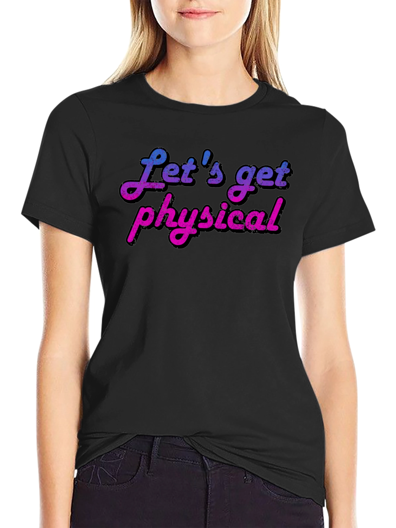 Lets Get Physical T-Shirt - Retro Fitness Tee