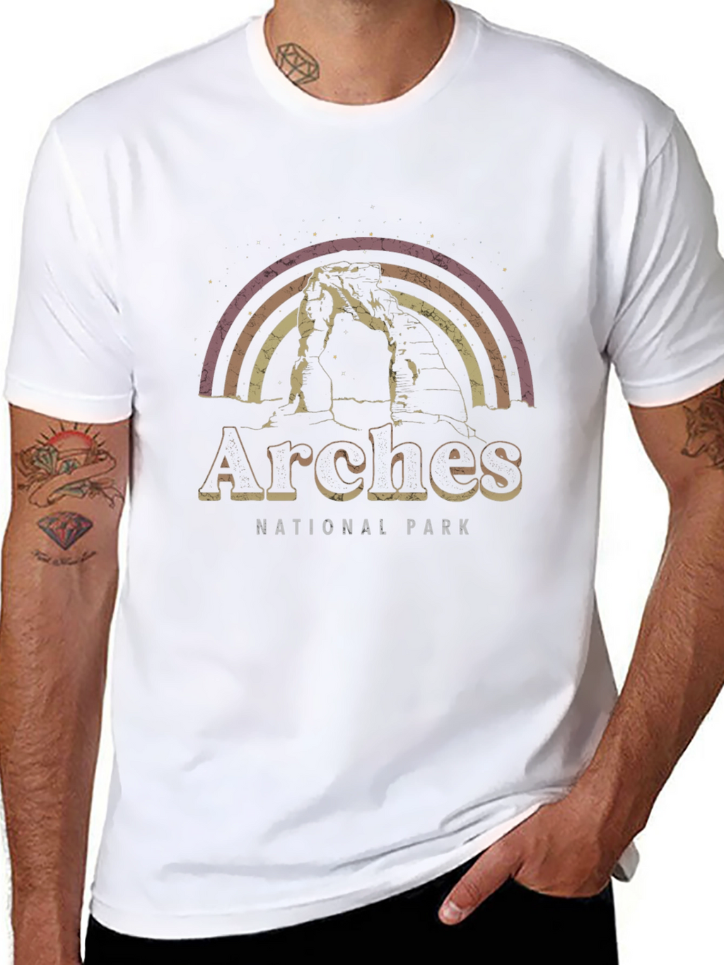 Arches National Park Retro Graphic Tee