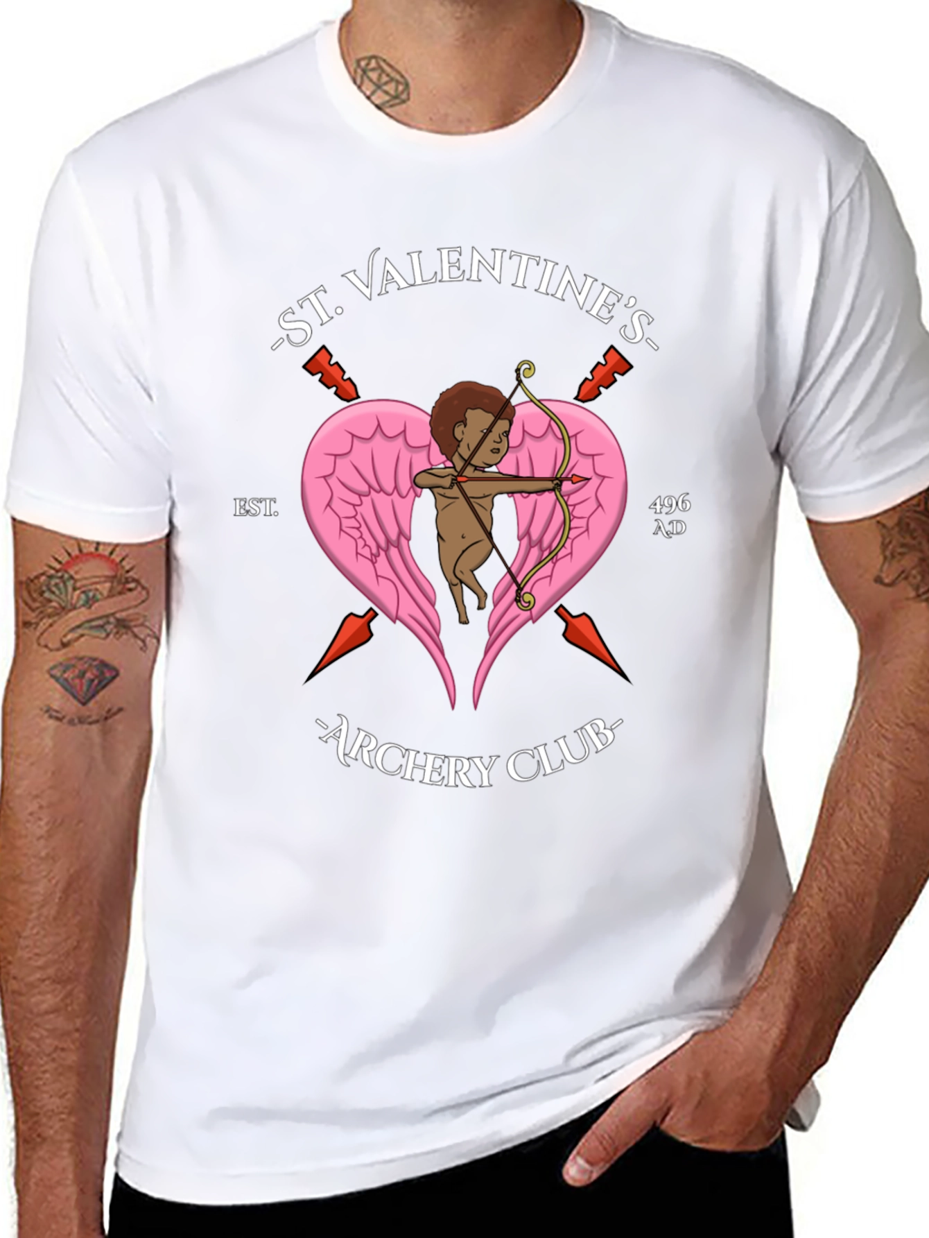 St. Valentines Archery Club Graphic Tee