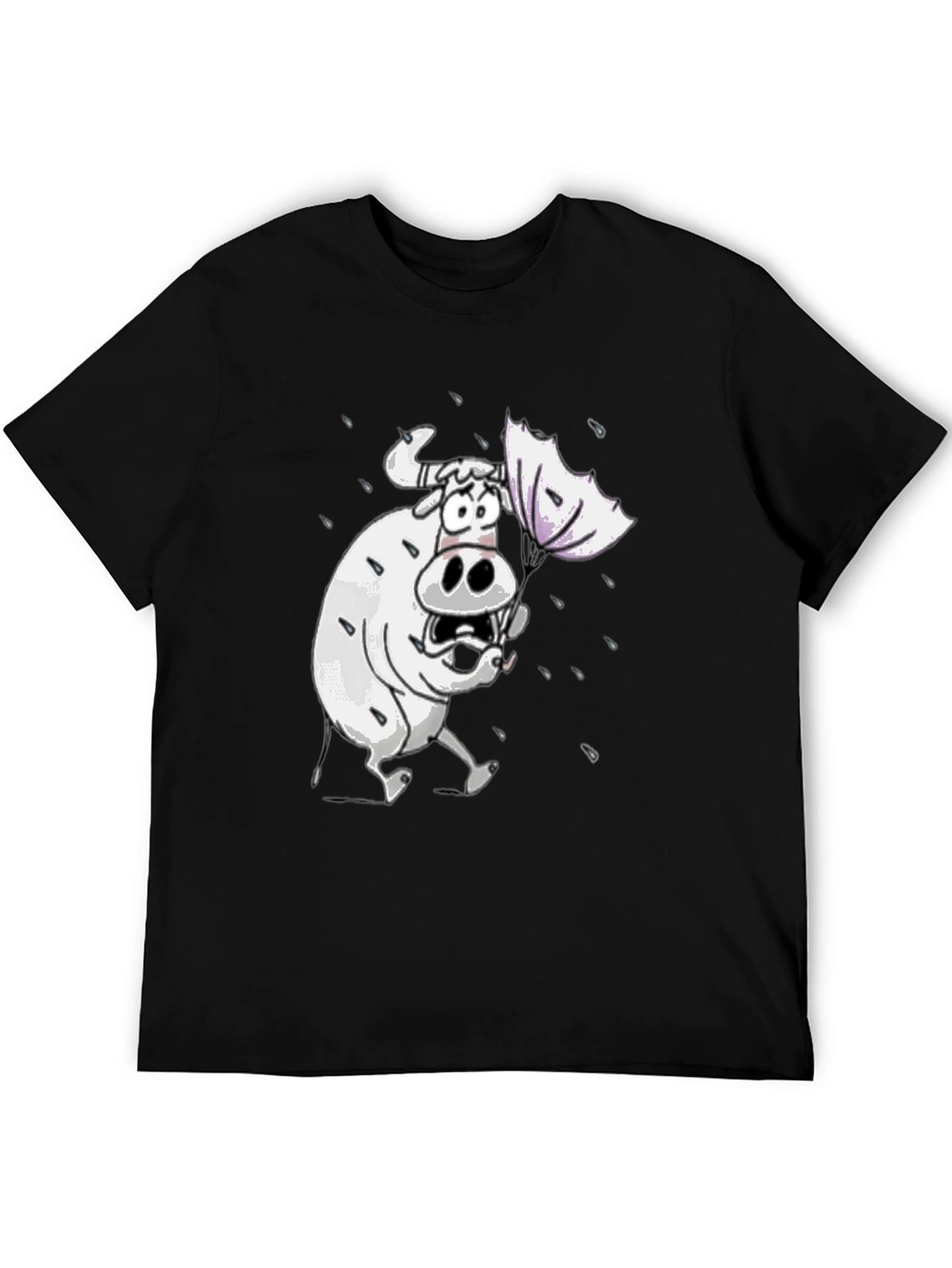Funny Cow T-Shirt - Cartoon Animal Graphic Tee