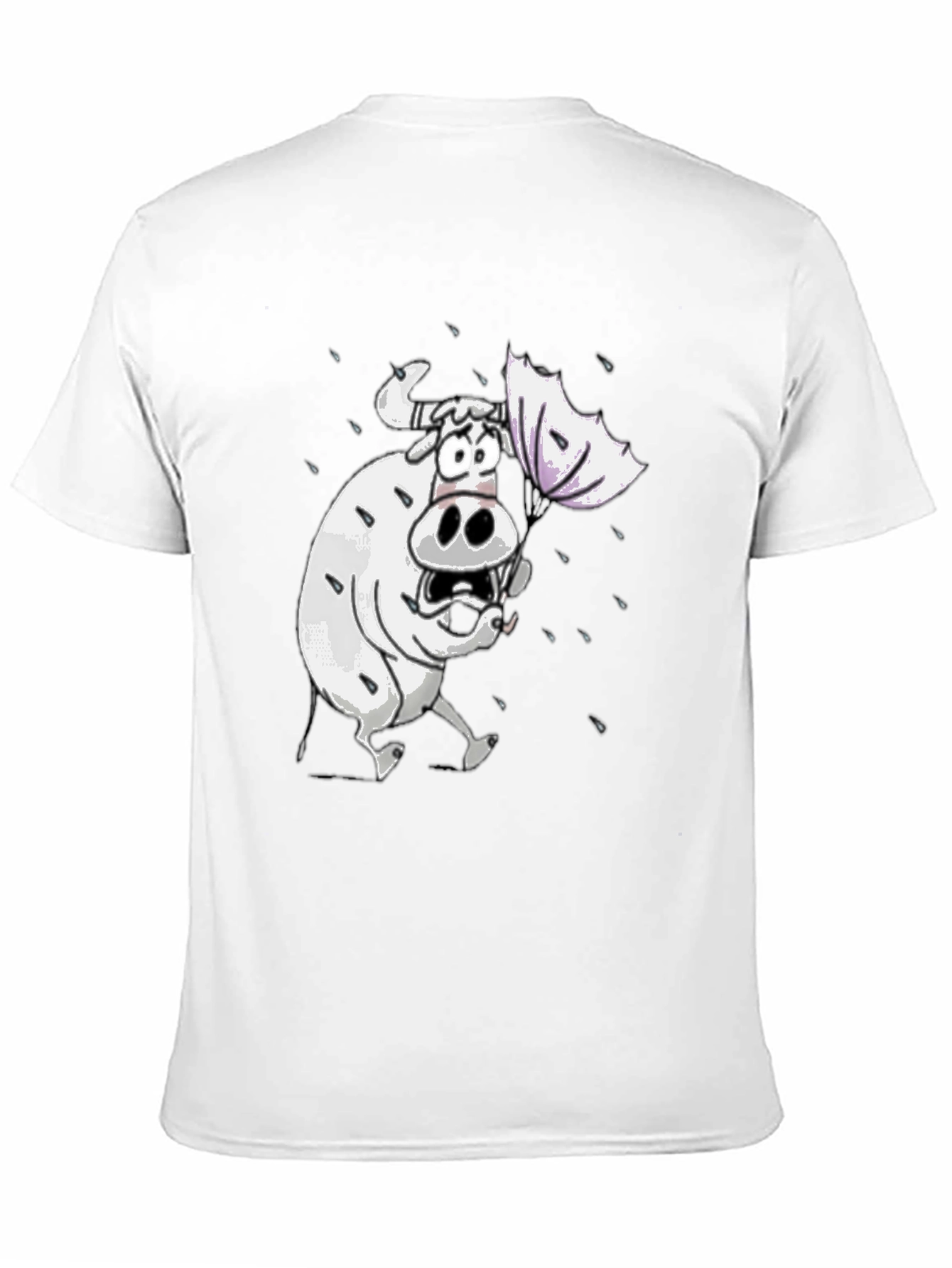 Funny Cow T-Shirt - Cartoon Animal Graphic Tee