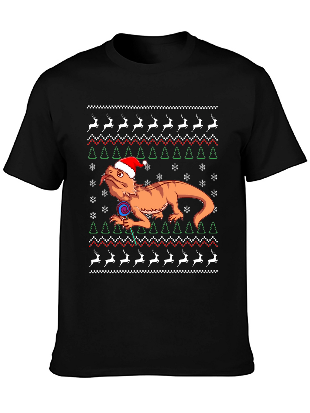Bearded Dragon Christmas Sweater T-Shirt