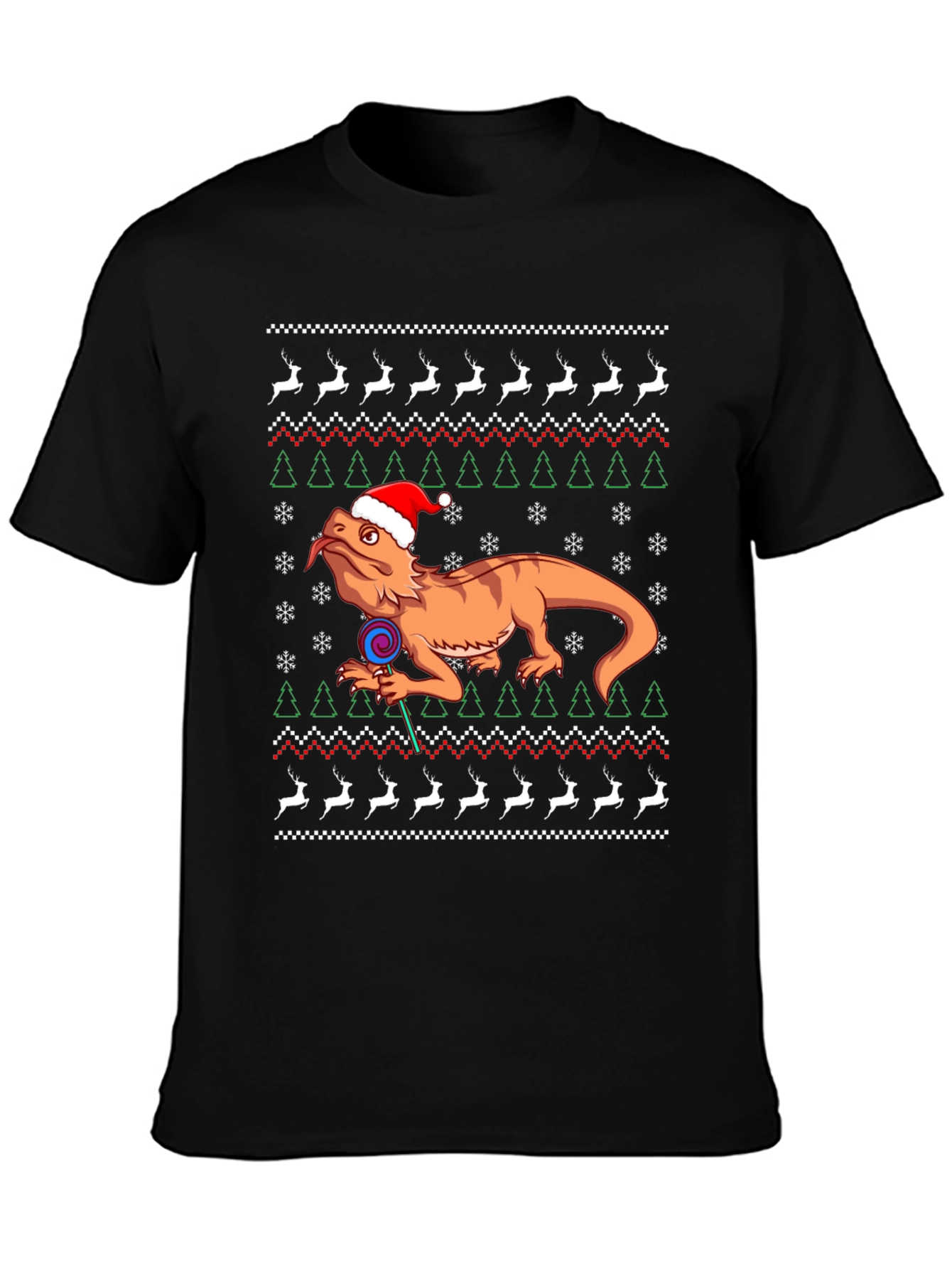 Bearded Dragon Christmas Sweater T-Shirt