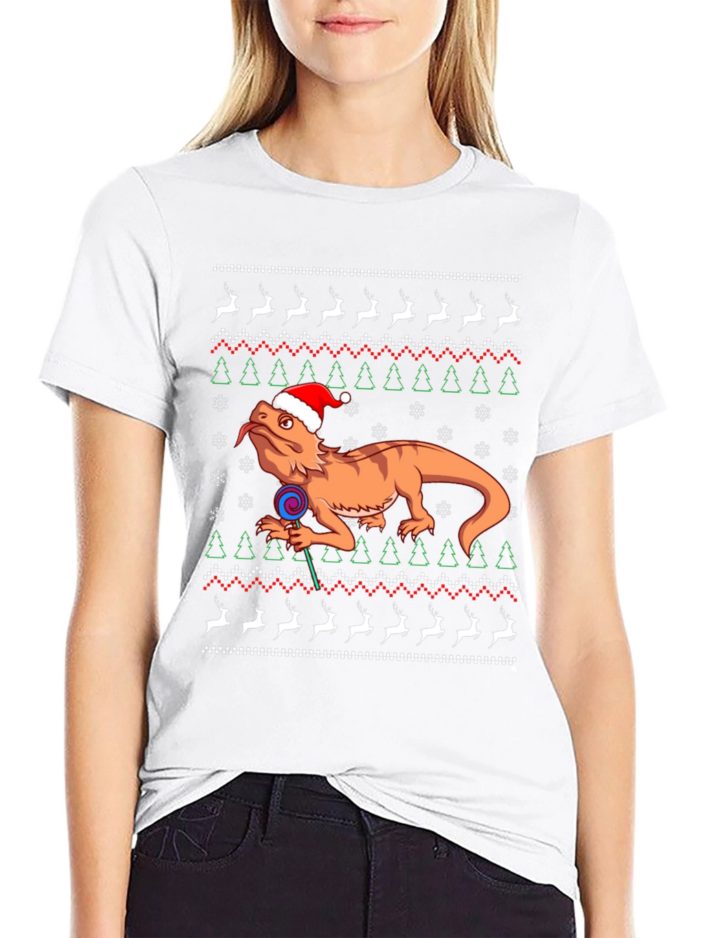 Bearded Dragon Christmas Sweater T-Shirt