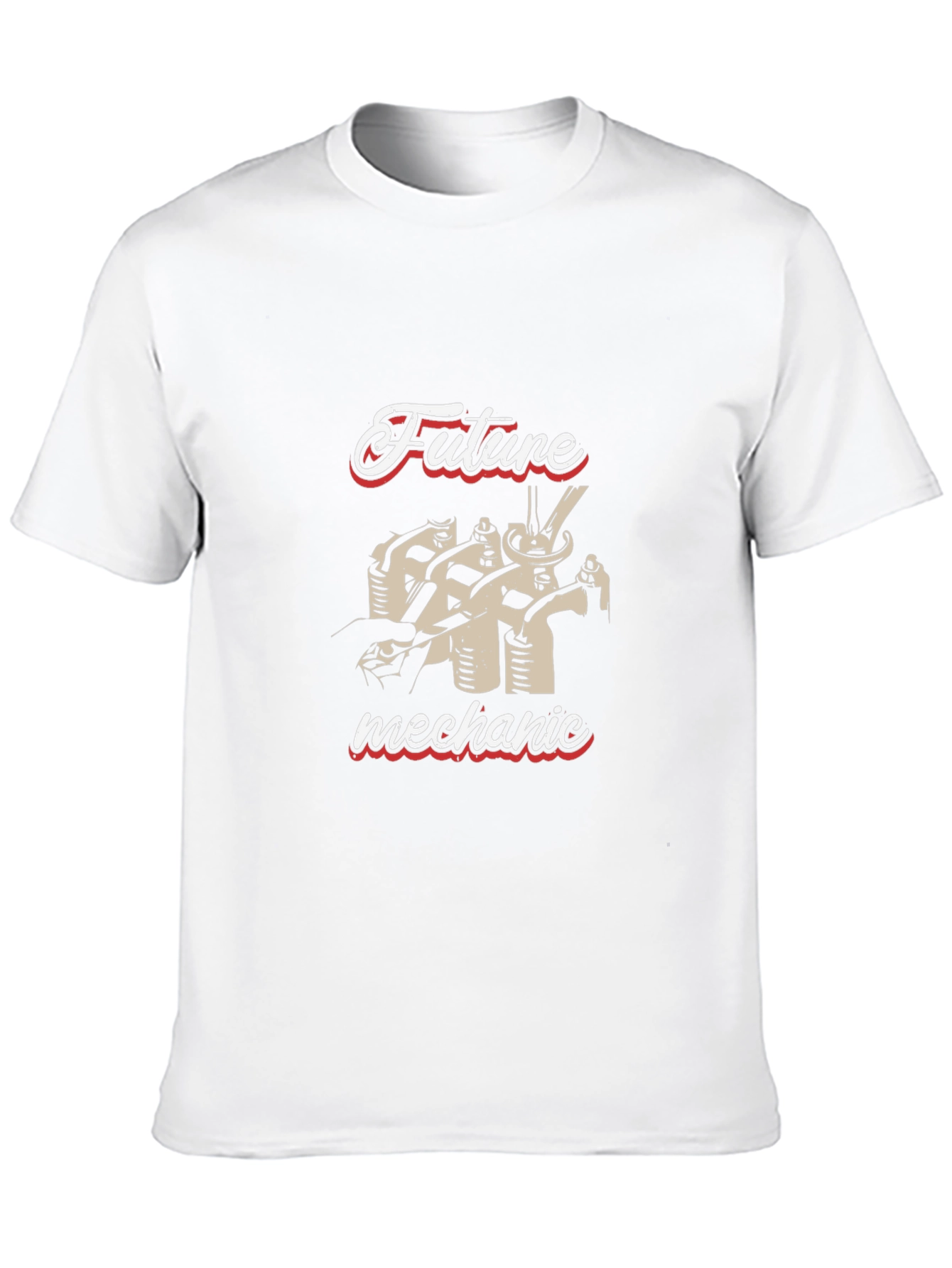 Future Mechanic Graphic Tee - Black Cotton T-Shirt