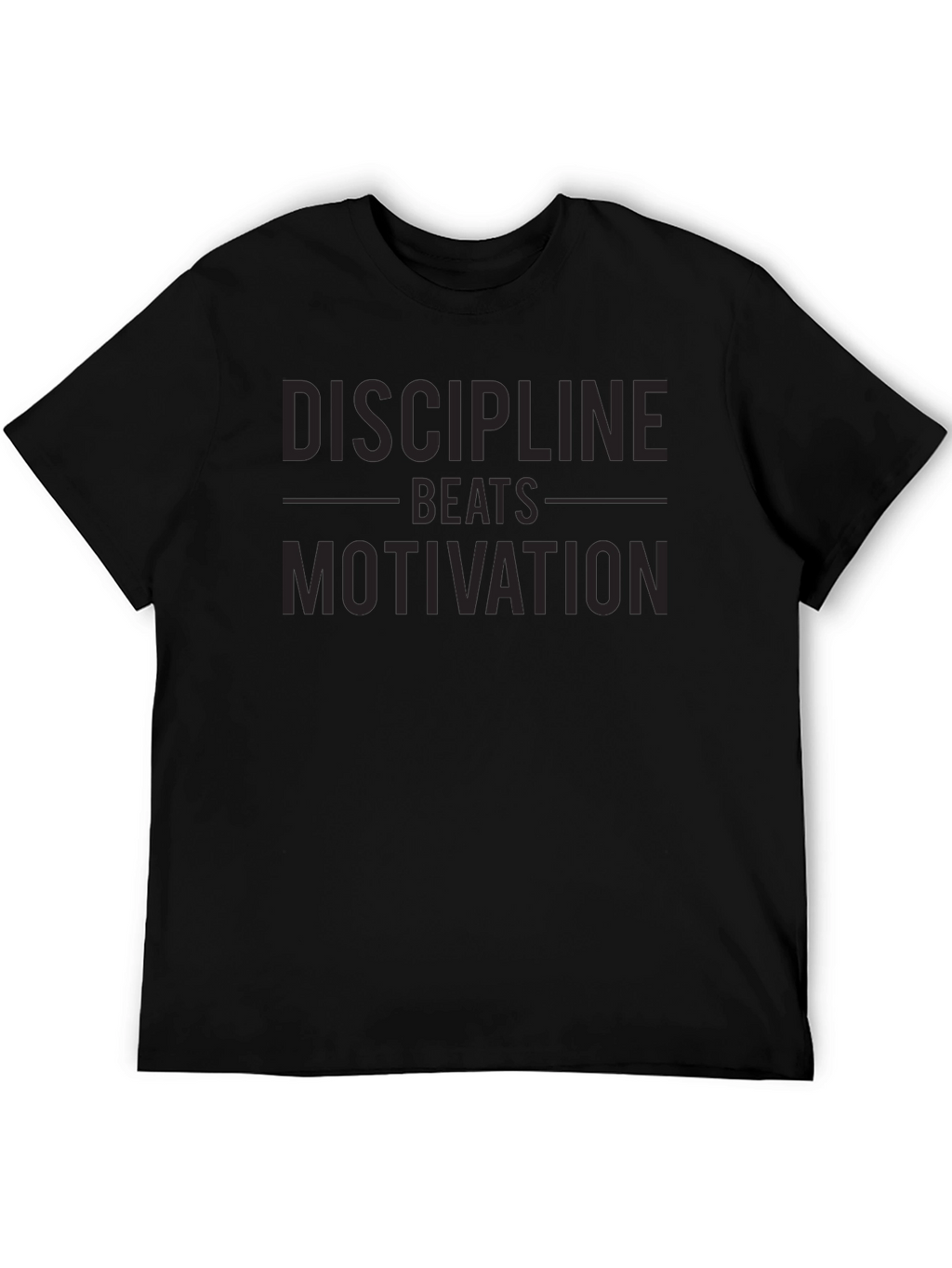 Discipline Beats Motivation Graphic Tee