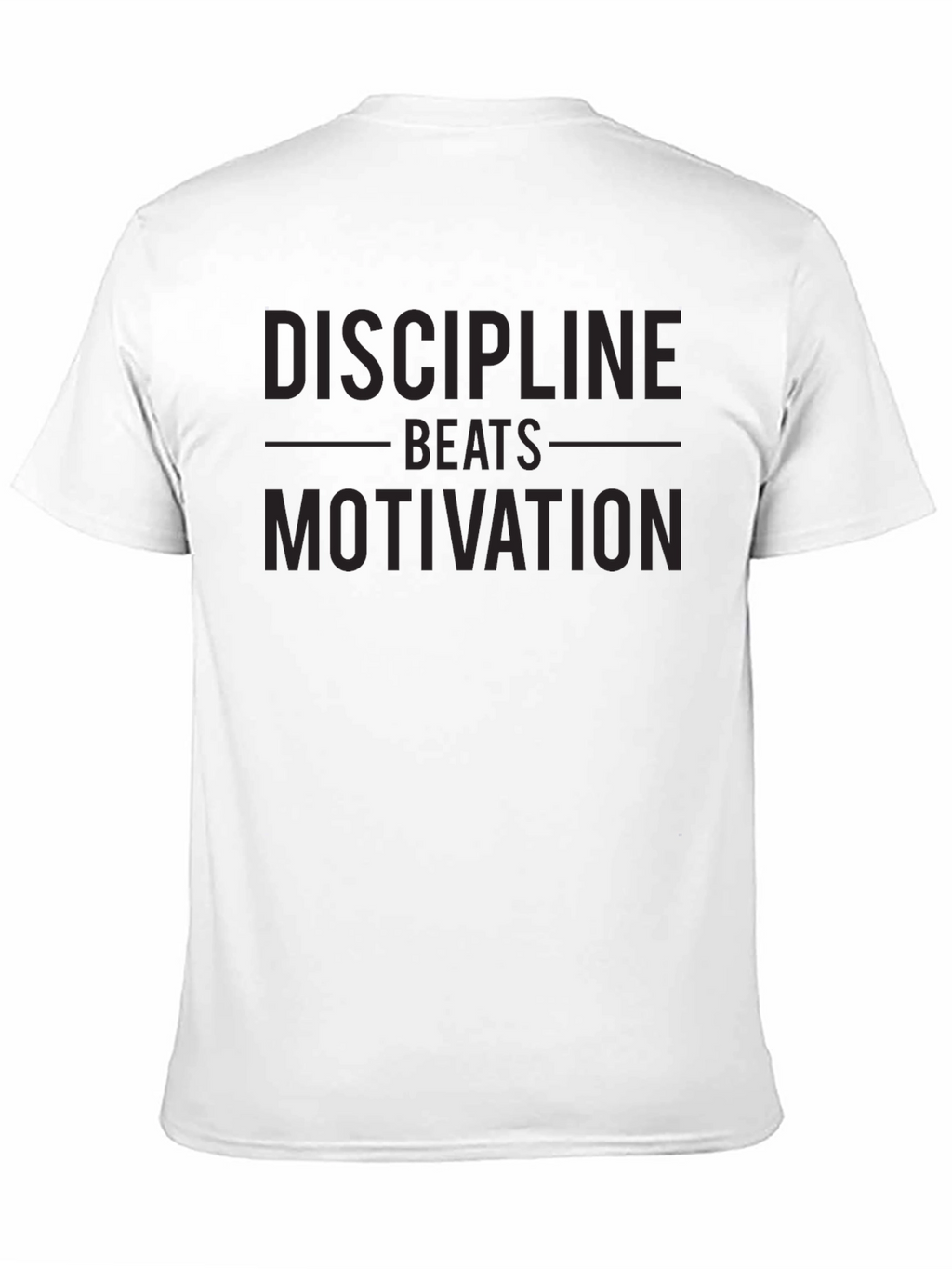 Discipline Beats Motivation Graphic Tee