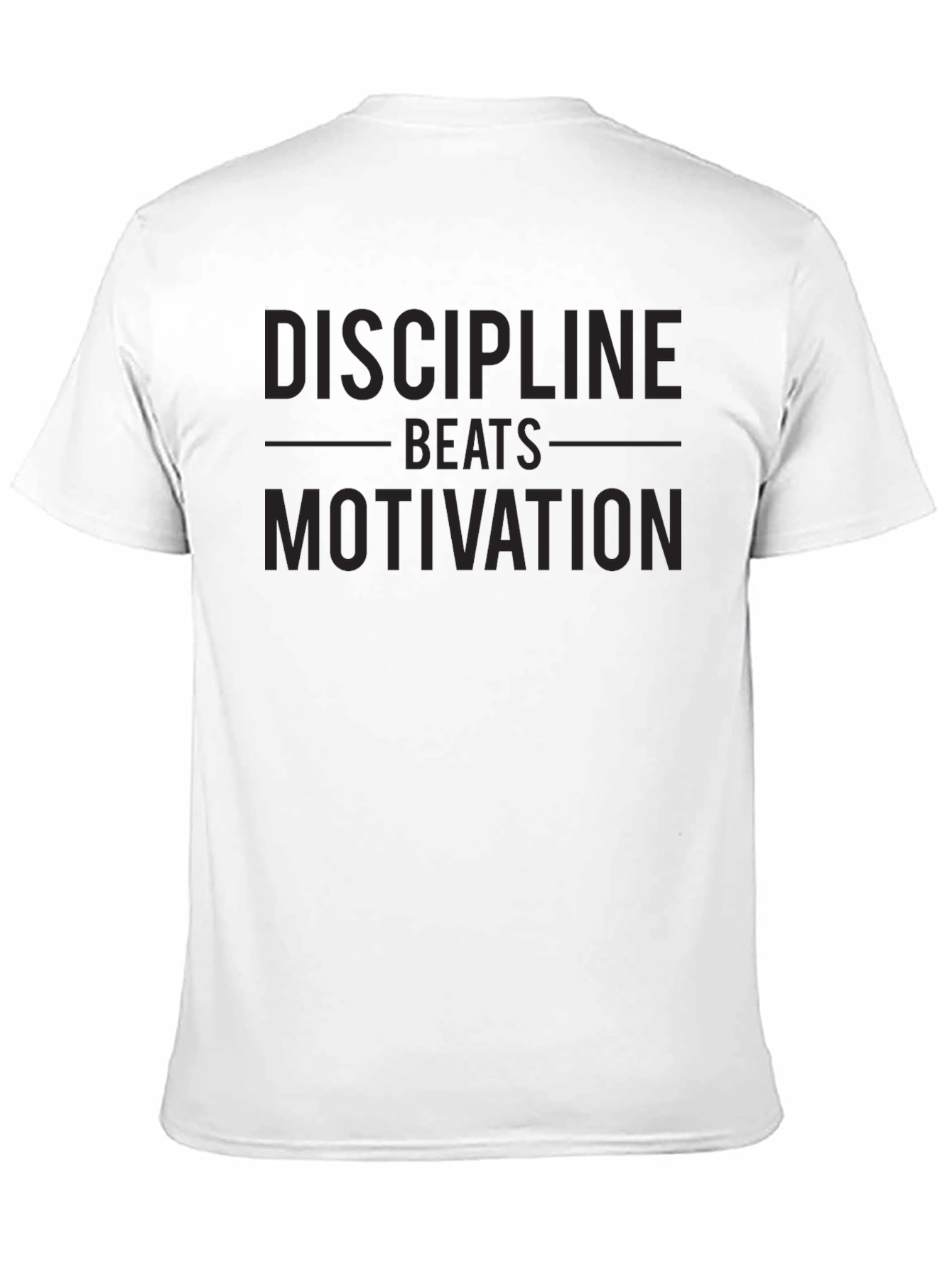 Discipline Beats Motivation Graphic Tee