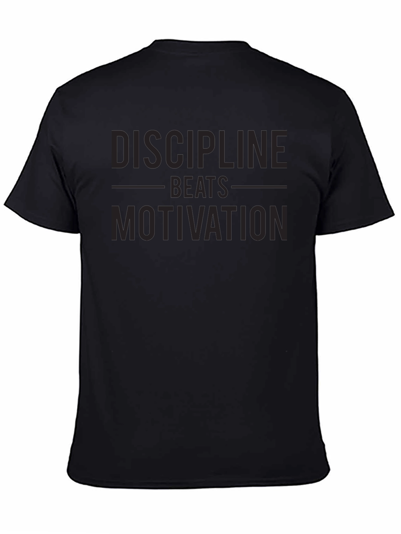 Discipline Beats Motivation Graphic Tee