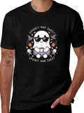 Spooky and Sweet Ghost Halloween T-Shirt