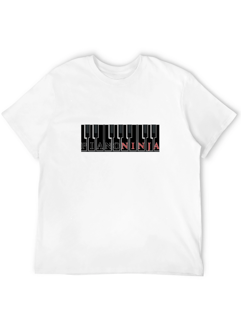 Piano Ninja Graphic Tee - Musician T-Shirt