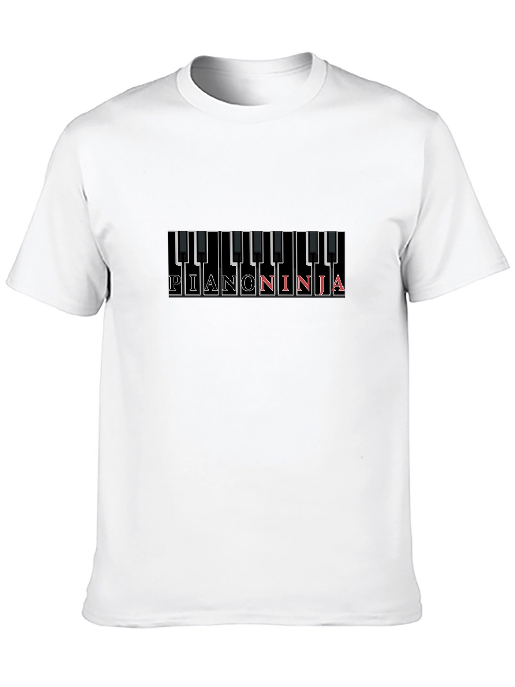 Piano Ninja Graphic Tee - Musician T-Shirt