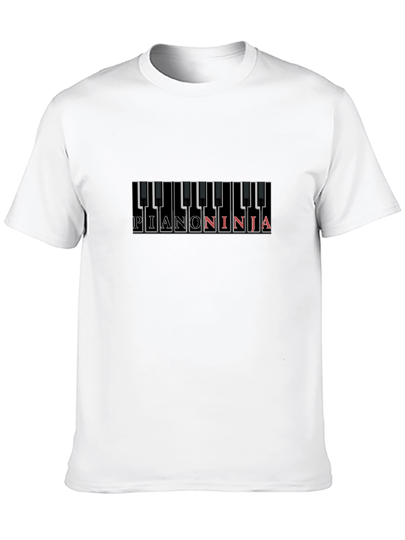 Piano Ninja Graphic Tee - Musician T-Shirt