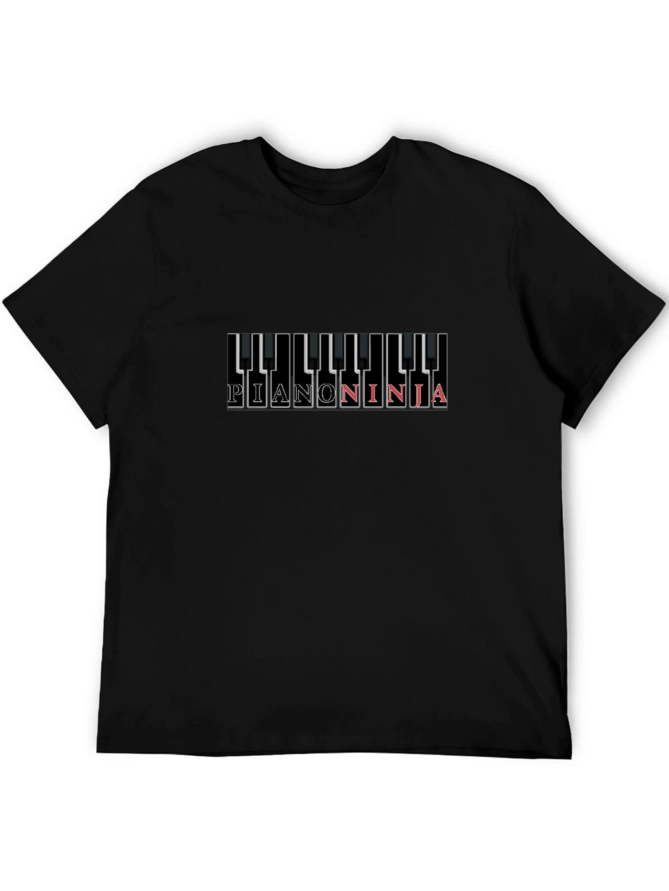 Piano Ninja Graphic Tee - Musician T-Shirt