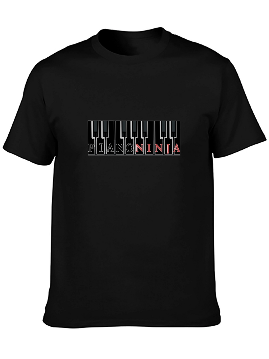 Piano Ninja Graphic Tee - Musician T-Shirt