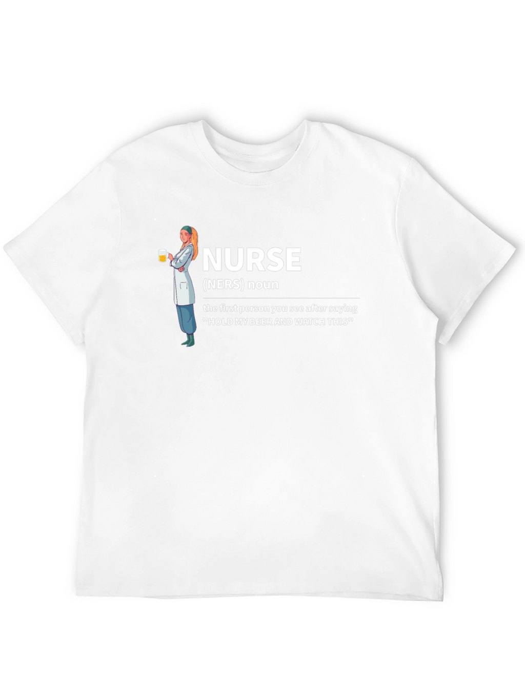 Nurse Definition Black T-Shirt