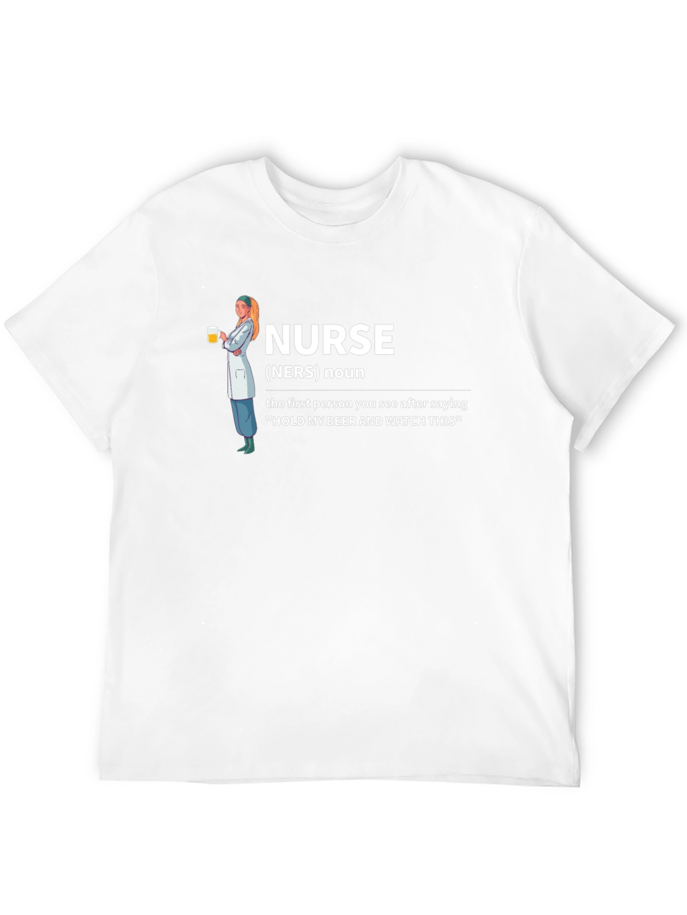 Nurse Definition Black T-Shirt
