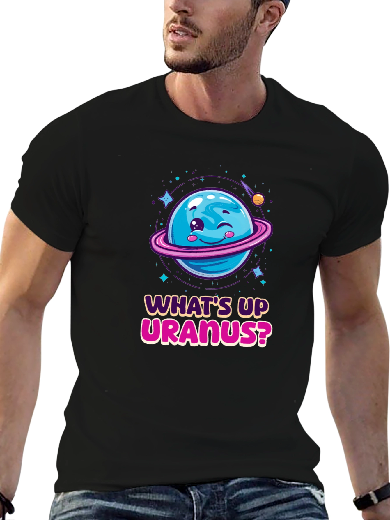 Funny Uranus Graphic T-Shirt