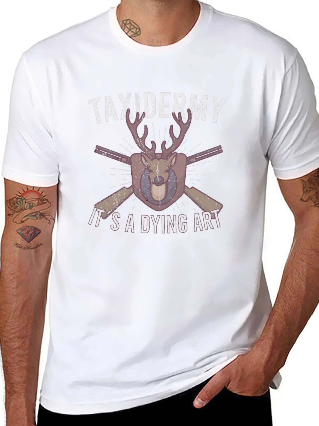 Taxidermy Dying Art Graphic Tee