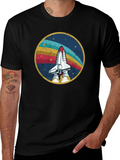 Retro Space Shuttle Graphic Tee