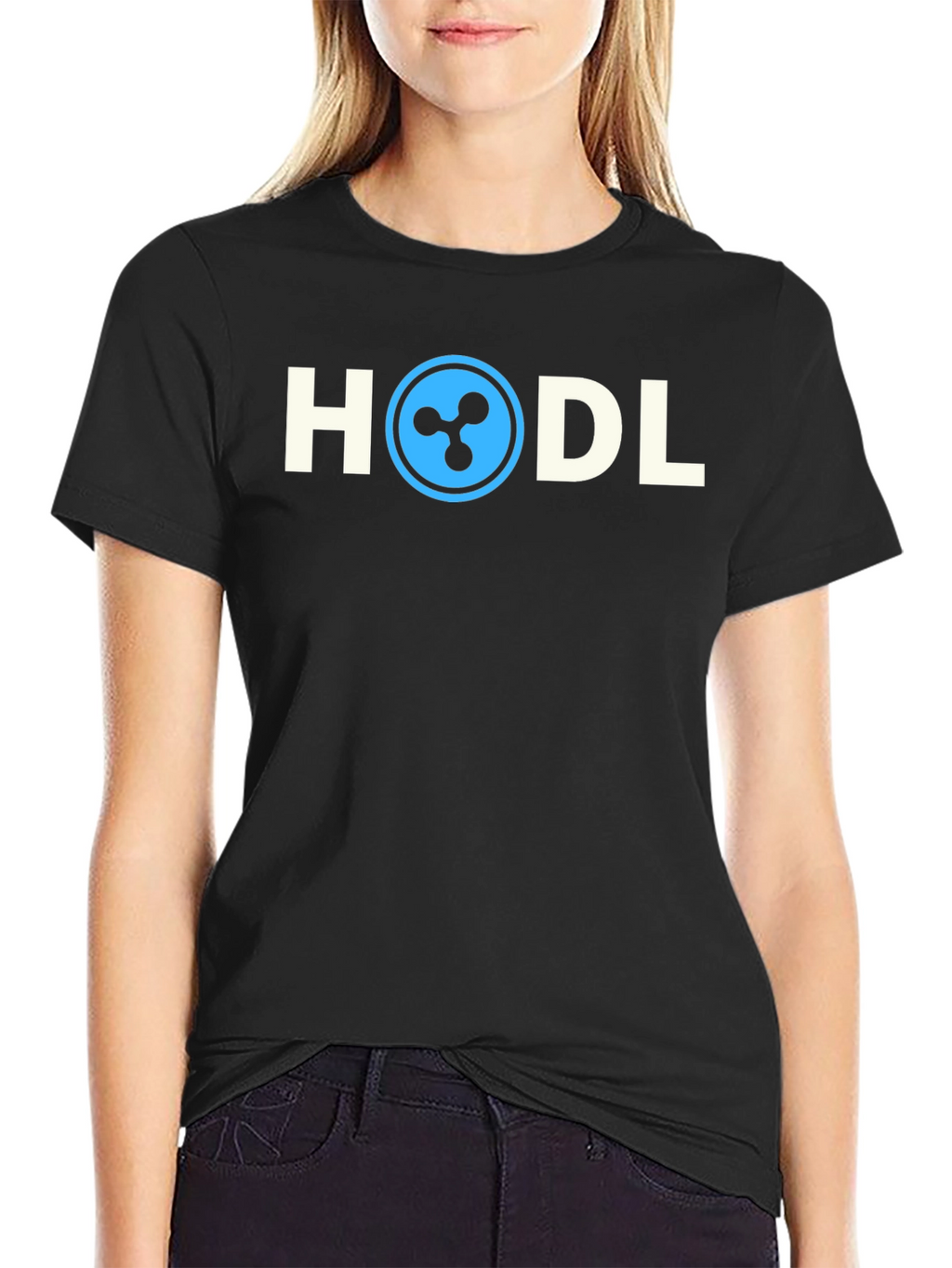 HODL Crypto T-Shirt - Ripple XRP Design