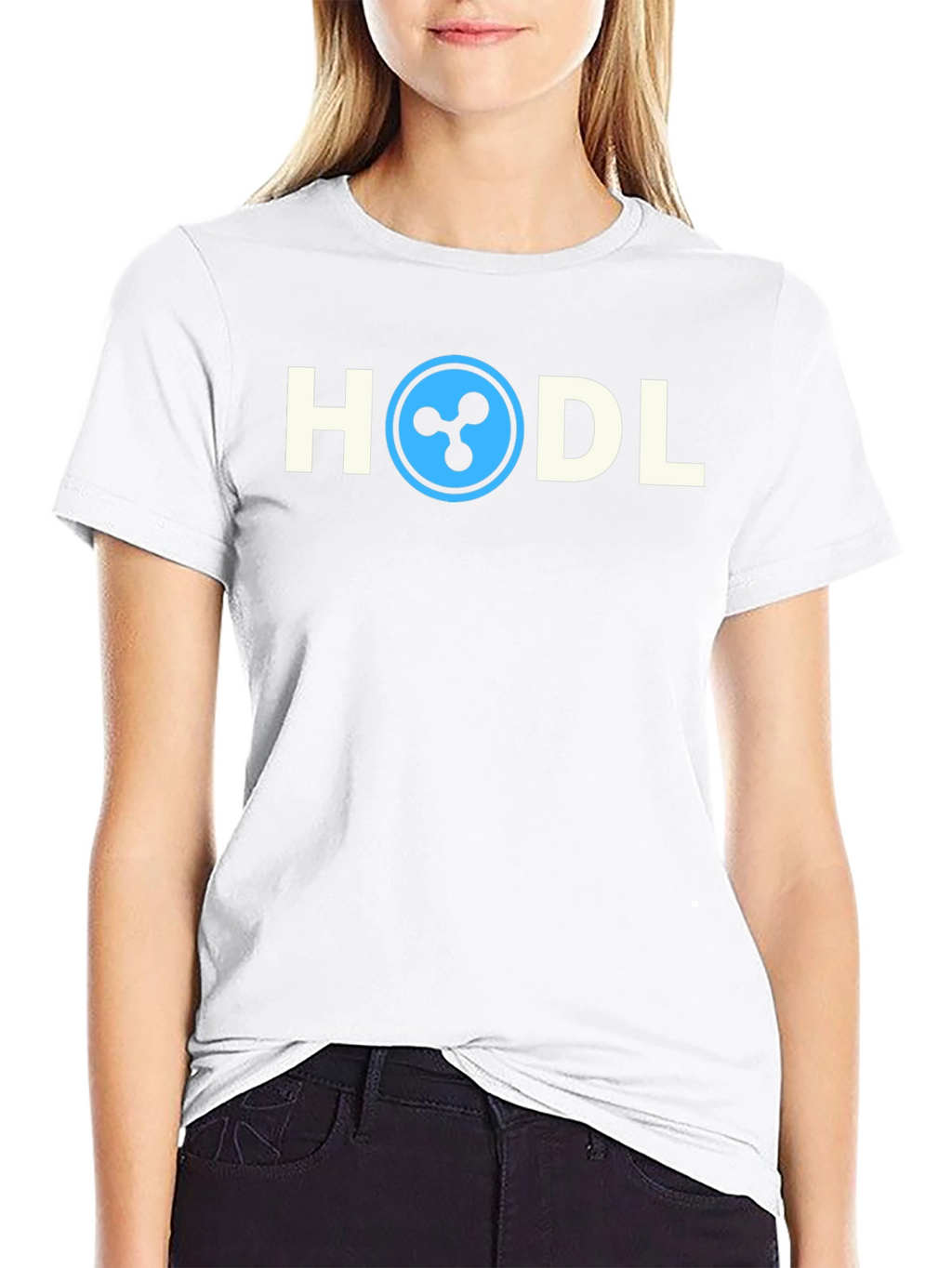 HODL Crypto T-Shirt - Ripple XRP Design