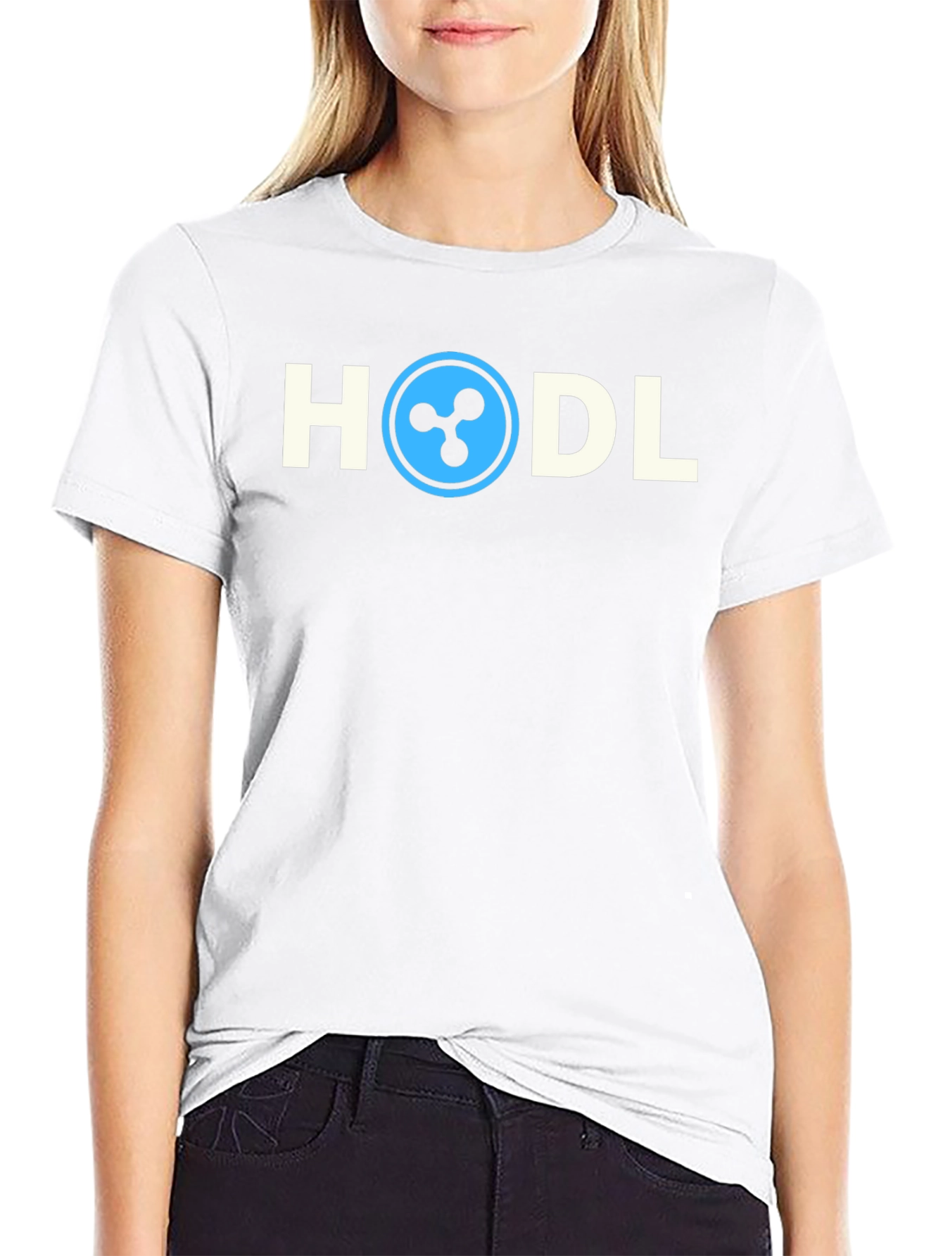 HODL Crypto T-Shirt - Ripple XRP Design