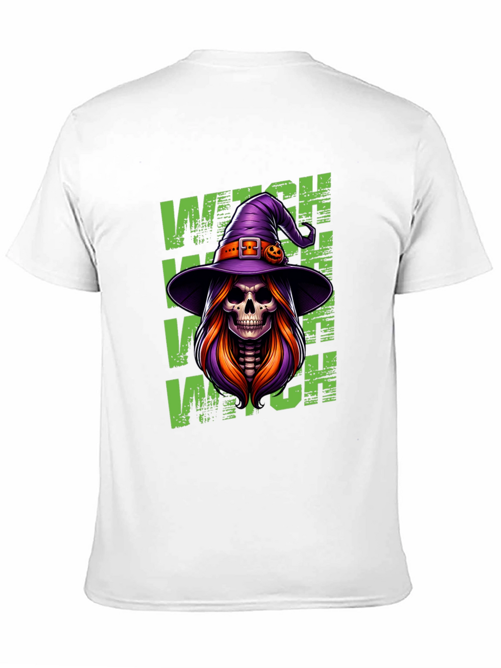 Witch Skeleton Halloween T-Shirt