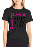 Class of 2017 T-Shirt Black