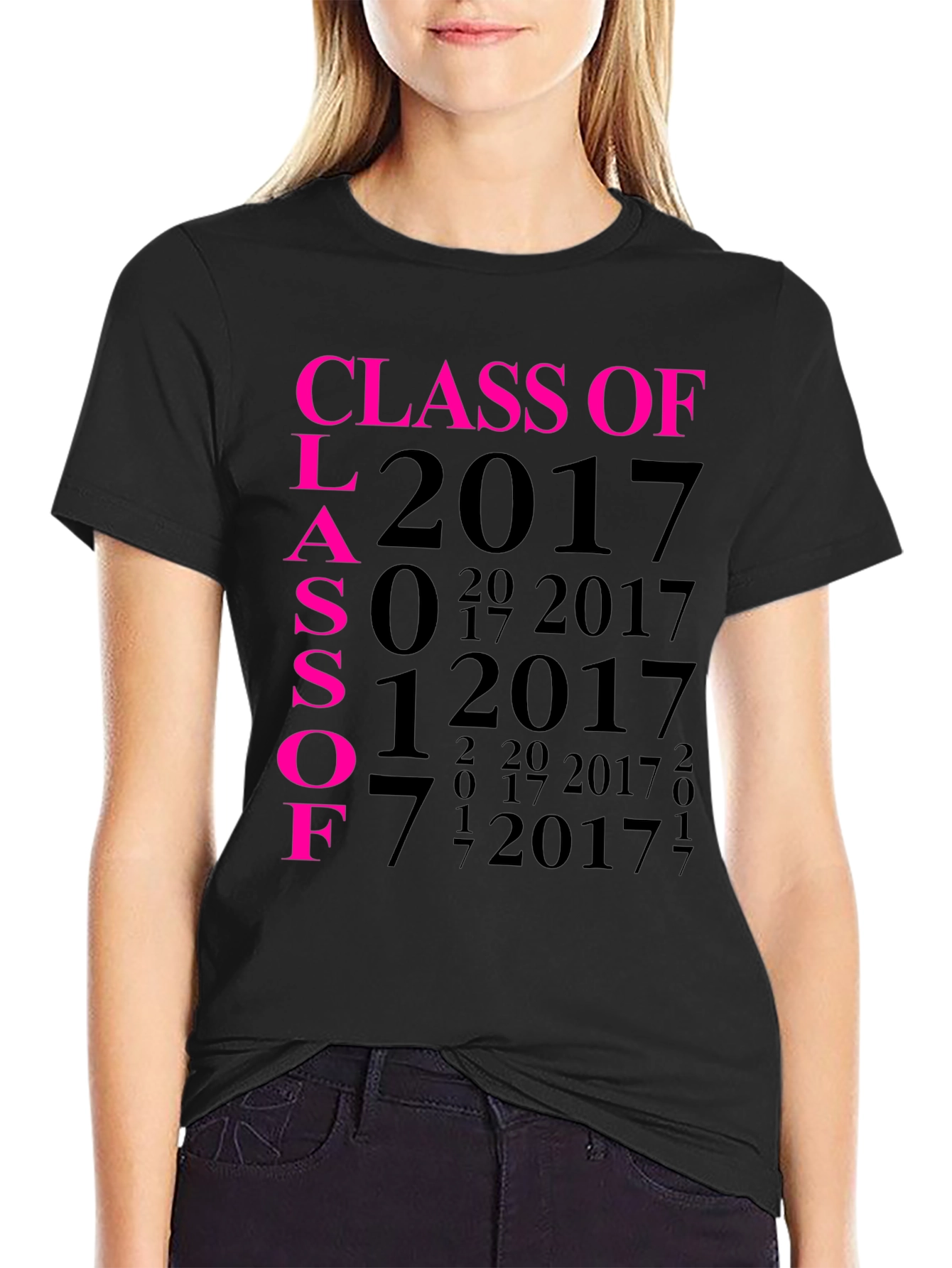 Class of 2017 T-Shirt Black