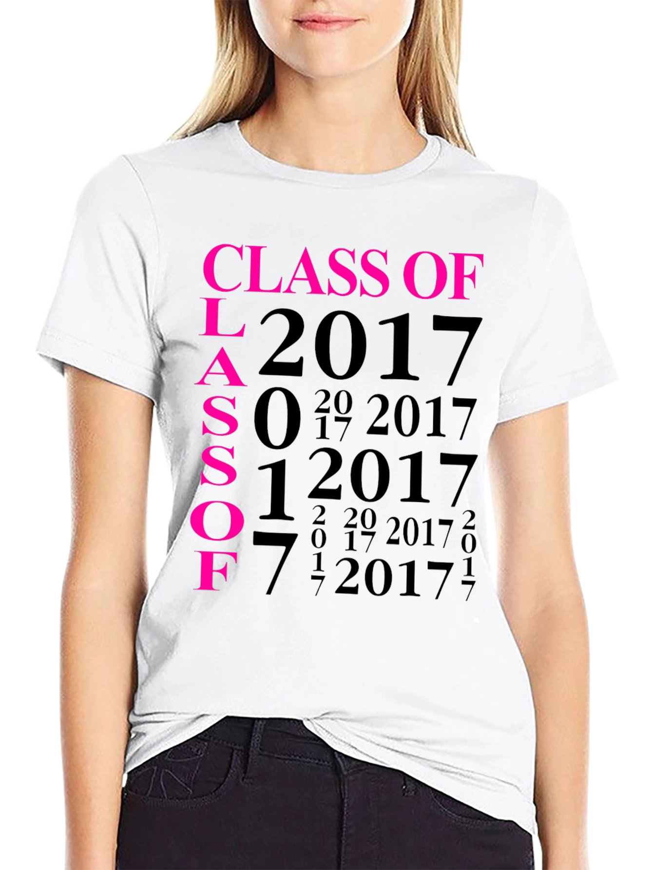 Class of 2017 T-Shirt Black
