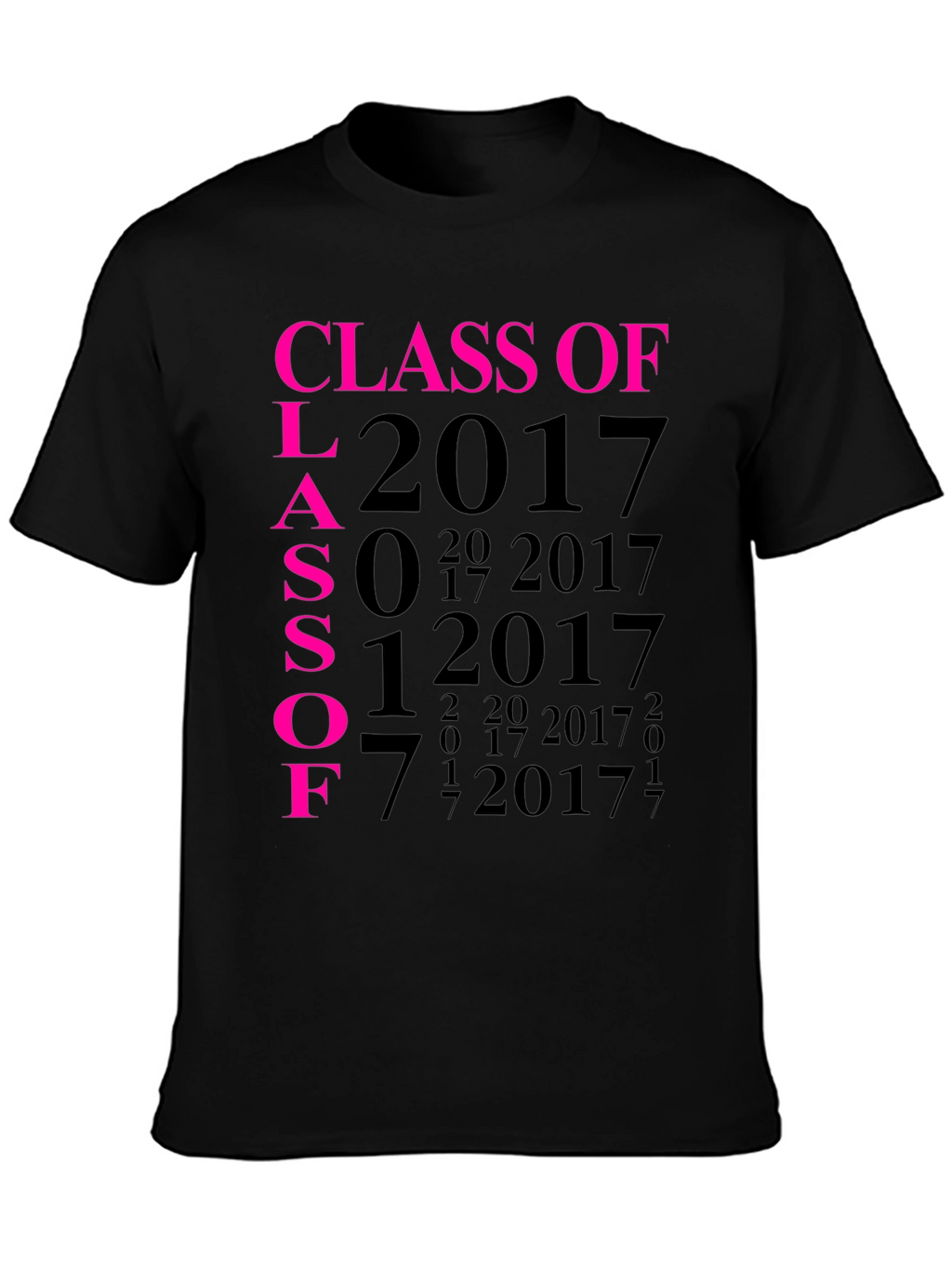 Class of 2017 T-Shirt Black