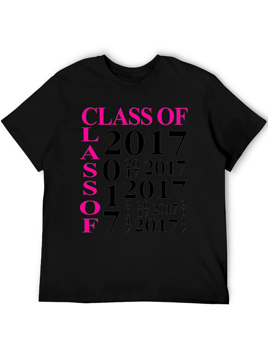 Class of 2017 T-Shirt Black
