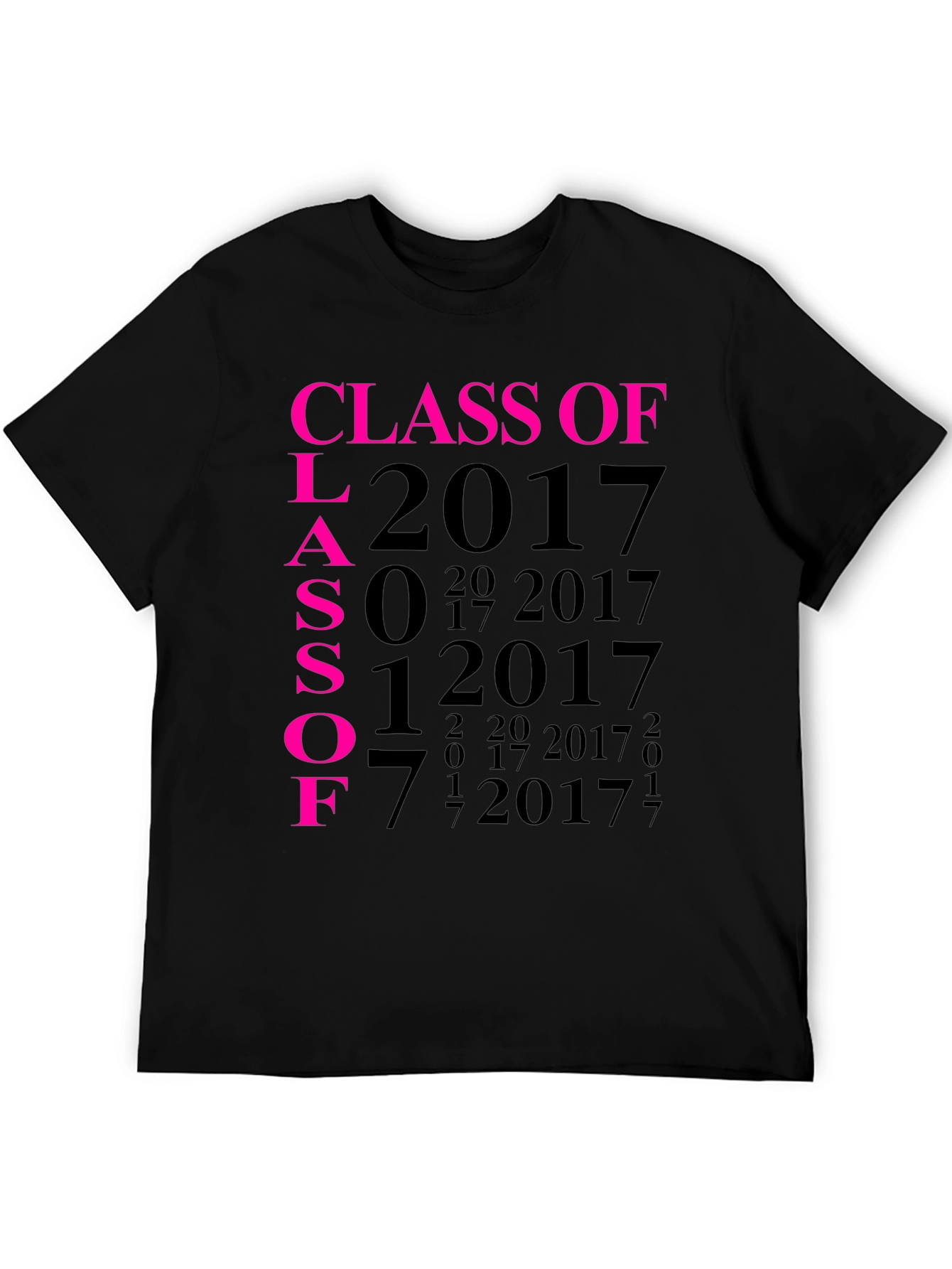 Class of 2017 T-Shirt Black