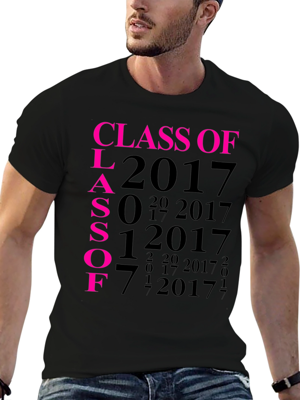 Class of 2017 T-Shirt Black