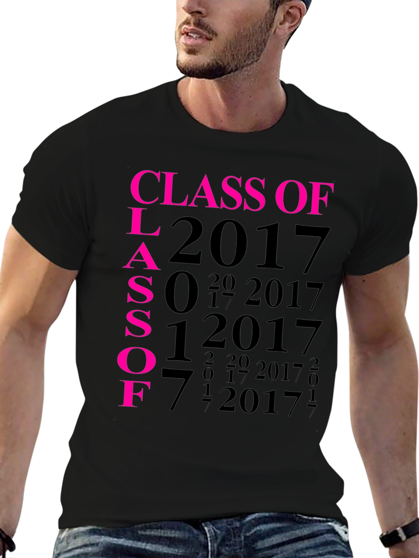 Class of 2017 T-Shirt Black